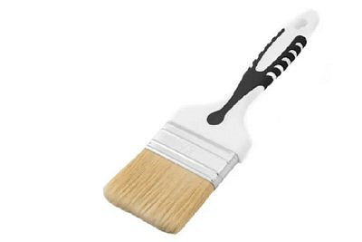 Кисть DECOR "Black White" универсал 50х15мм светлая смешанная щетина, 2К ручка 880-050