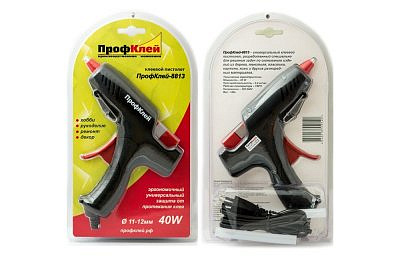 Пистолет клеевой 40W ПрофКлей-8813 стержни 11-12мм