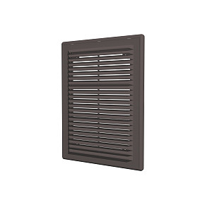 Решетка 1515Р вентиляционная вытяжная 150*150 коричневый АБС
