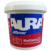 Краска В/Д AURA MATTLATEX моющаяся для стен и потолков 4.5л 