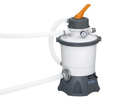 Фильтр бассейна песочный 3028л/час, резервуар для песка 8.5кг, фракция 0.45-0.85мм, Bestway