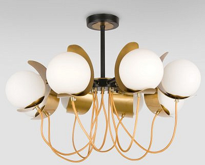 Люстра потолочная Eurosvet 70110/8 черный