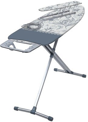 Доска гладильная Ника 10+ Цветы 122х40см металл
