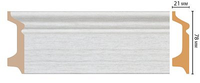 D122-1070 Цветной напольный молдинг 78*21*2400 