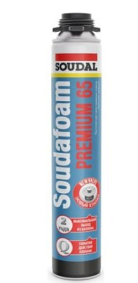 Пена монтажная SOUDAL Премиум 65 лето пистолетная 850мл.