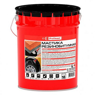 Мастика резинобитумная Profimast 21,5л/18кг