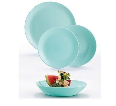 Столовый набор 18 предметов Дивали Лайт Тюркуаз P2963