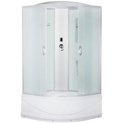 Душевая кабина ERLIT ER3508ТР - С3 80*80*215  матовое стекло  гл. поддон без г/м (3 коробки)