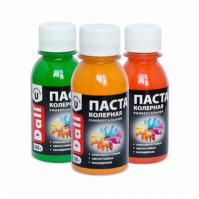 Паста колерная универсальная Dali Персик 0,1л