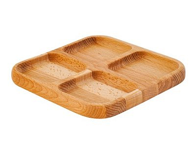 Менажница Sugar&Spice Rosemary квадратная 18х18см деревянная SE105412996