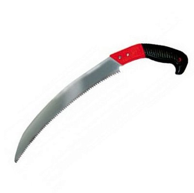 Ножовка по дереву 330мм серповидная с пластиковой двухкомпонентной ручкой 010202