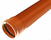 Труба канализ. ММП ПП L=2,0м  Ду110 оранжевая 3,2 мм.