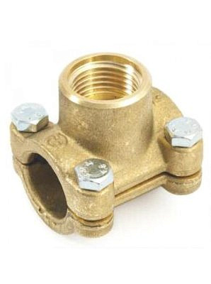 Врезка в трубу 3/4 (латунь)