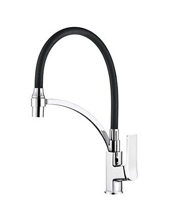 Cмеситель для кухни L4075-2 черный хром