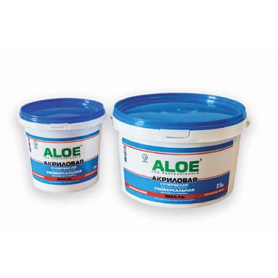 Эмаль ALOE Акриловая универсальная глянцевая 2,5кг