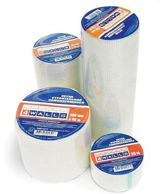 Серпянка 150мм*20м самоклеющаяся "4WALLS" SMF105T/24