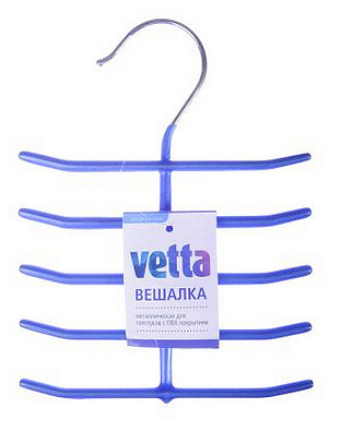 Вешалка металлическая для галстуков с ПВХ покрытием VETTA