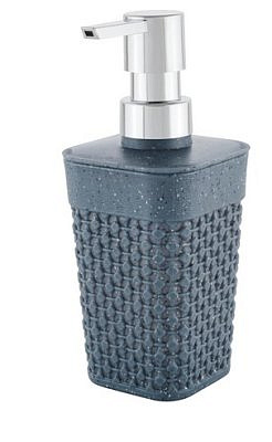 Дозатор для жидкого мыла Plast Team Stone 75х58х166мм Темный камень  PT134510026