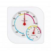 Термометр мини, измеритель,влажности воздуха, квадратный, 7,5x7,5см,INBLOOM