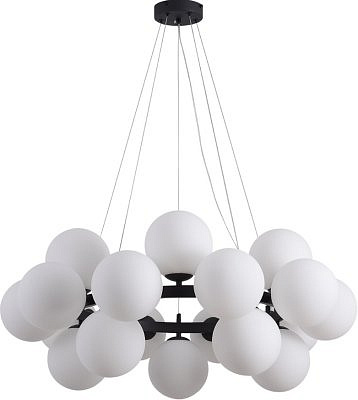 Люстра Сида черный d86 h120 E14 20*10W 07508-20,19