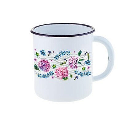 Кружка эмалированная 1л Hortensia TM Appetite 1С3С