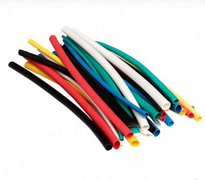 Трубка термоусадочная Набор  ТУТ: 6 цветов по 5шт. (1/0,5, 1,5/0,75, 2/1, 2,5/1,25, 3/1,5 726009 EKF 