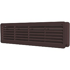 Решетка 4409ДП вентиляционная переточная АБС 450*91 коричневый