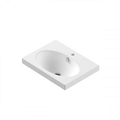 Раковина NEXT 60 на кронштейнах с полотенцедержателем с отверстием /Санита Люкс/