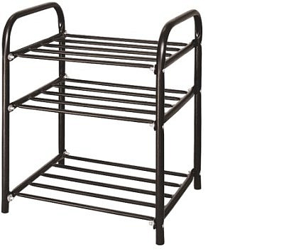 Этажерка "КОМФОРТ 1" 3-х ярусная разборная узкая 50х33х45см