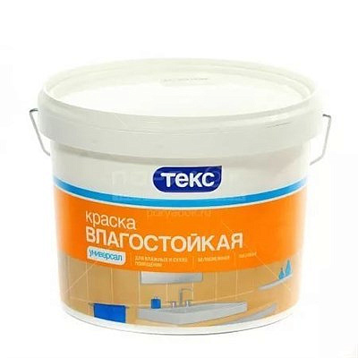 Краска в/д ТЕКС "УНИВЕРСАЛ" влагостойкая 1,5кг