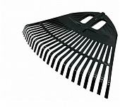 Грабли веерные пластмассовые 23 зуба Гардения черные 500мм 010821