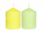 Свеча столбик Нежность, цвет лимонный, 6,8x10см LADECOR 508-811
