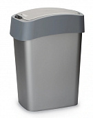 Контейнер для мусора FLIP BIN 10 серебро, графит
