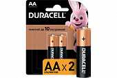 Элемент питания Duracell LR6-2BL BASIC 10752 2 штуки 26814 