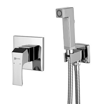 Смеситель для биде  Lemark LM1519C  с гигиеническим душем встраиваемый,хром