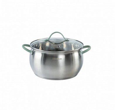 Кастрюля с крышкой SCANDINAVIA 24см 6л  ASK046