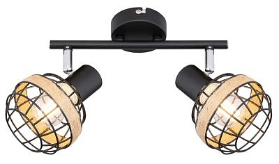 Светильник настенно-потолочный, поворотный, спот  7033-702 Fedora 2 x E14 40 Вт