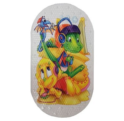 Spa-коврик для ванны AQUA-PRIME 68х38см Cristal Дино