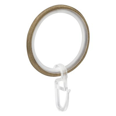 Кольцо 28 мм золото антик упаковка 10 штук 