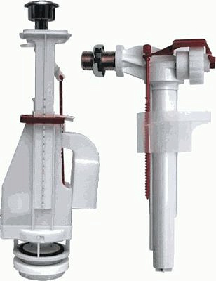 Комплект боковой ALCA PLAST 1/2" с двойным сливом SA08K