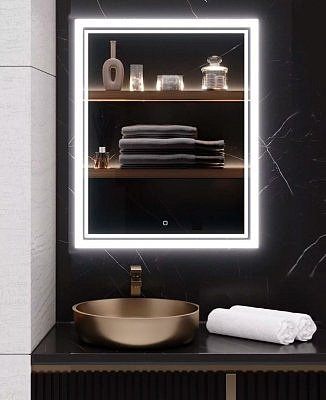 Зеркало Аврора 50х80 с Led подсветкой EMMY 250690