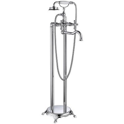 Смеситель для ванны  Gappo G3089 напольный хром.