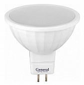 Лампочка светодиодная MR16 GU5.3 15W 6500K 6K 50x57 пластик, алюминий GLDEN-MR16-15-230-GU5.3-6500 661072  General 