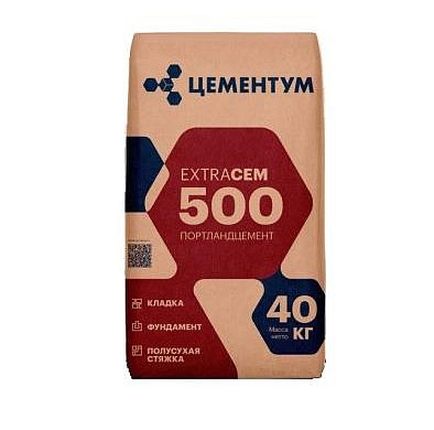 Цемент М-500 (40 кг) ЦЕМЕНТУМ (35)
