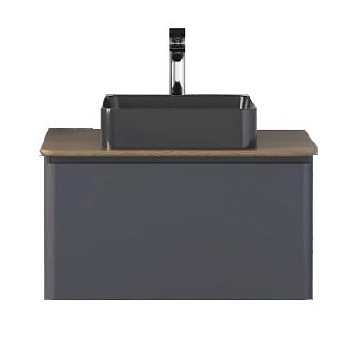 Тумба Morelle 80 напольная антрацит/трюфель /RAVAL/