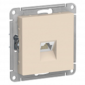  Механизм розетки компьютерной 1xRJ45 Cat.5 Schneider Electric ATLASDESIGN бежевый ATN000283