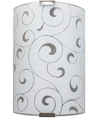 Светильник ИУ ЭЛЕТЕХ Морокко  150х220 НББ 21-60 М21 матовый белый/клипса штамп металлик  