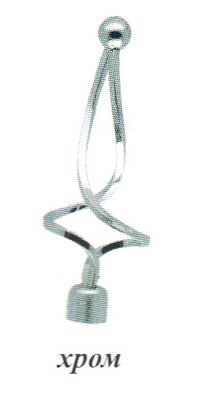 Наконечник Чародейка хром D16  16.01.16.200