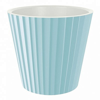Горшок для цветов InGreen Sand d230 5,8л с дренажной вставкой Небесный IG640210020