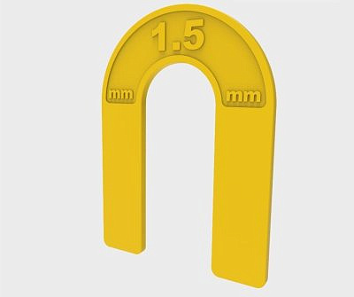 Подкова многоразовая DECOR 1,5мм 100шт  444-0015